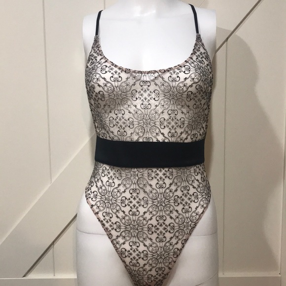 Victoria's Secret Embroidered High-leg Teddy - Picture 4 of 15